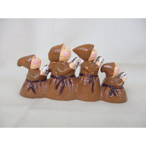 Singing‎ Monk Figurines Department 56 Heritage villag, Christmas Caroling - Picture 4 of 8